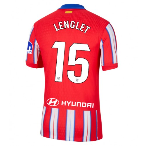 Fotballdrakt Herre Atletico Madrid Clement Lenglet #15 Hjemmedrakt 2024-25 Kortermet